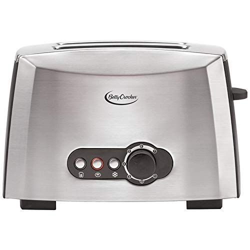 Betty Crocker Stainless Steel/Black / 2 - Slice / Modern Toasters