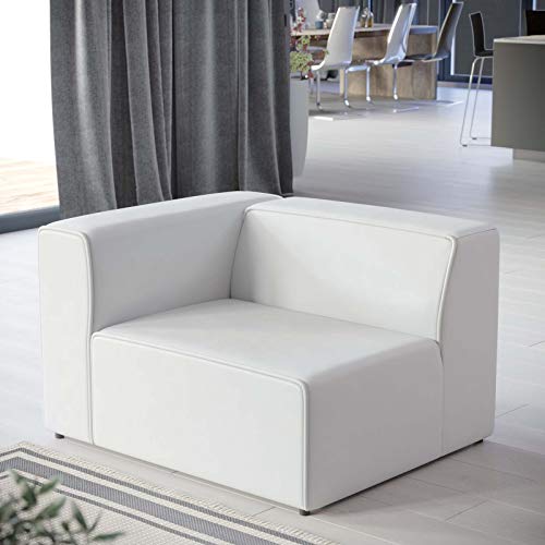 Modway White / Left-Arm Chair / 1 Sofas & Couches
