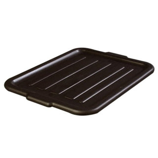 Carlisle Comfort Curve Universal Bus Box lid – 20"L x 15"W x 3/4"H, contoured, snap-on, dishwasher safe, polypropylene, black, NSF, 4401203