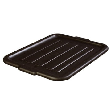 Carlisle Comfort Curve Universal Bus Box lid – 20"L x 15"W x 3/4"H, contoured, snap-on, dishwasher safe, polypropylene, black, NSF, 4401203