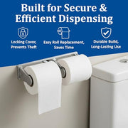 San Jamar 1 / 2 Roll Capacity / Locking Categories