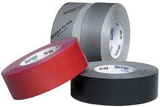 Shurtape 689-PC-609-2-SIL Industrial Grade Cloth Duct Tape, 200 Degree F Performance Temperature, 22 lb/in Tensile Strength, 60 Yrd Length x 2" Width, Silver