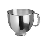 5 Qt Tilt-Head Polished Stainless Steel Bowl with Handle by KitchenAid – 5 QT, 5.0 quarts, Stainless Steel, Model K5THSBP