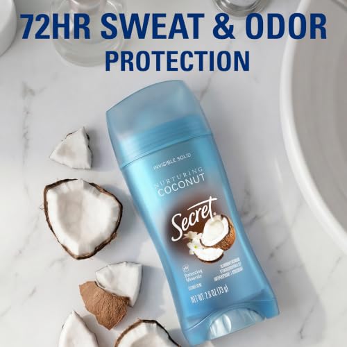 Secret Coconut / 2.6 Ounce (Pack of 3) / 3 Antiperspirant Deodorant