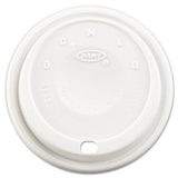 16EL Cappuccino Dome Sipper Lids by DCC – 12-24oz, 24.0 ounces, Foam, white, Model DCC16EL
