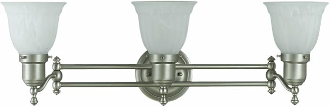 Cal Lighting LA-193-1 Transitional Hotel Lamp in Pewter, Nickel, Silver Finish,