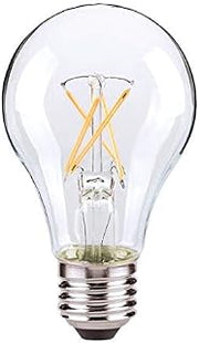 Satco S28850 7W LED A19; Clear; 4000K; 120V 6-Pack Non-Compliant Replaces S8850