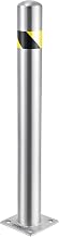 Global Industrial Surface Mount Safety Bollard, 42"H x 4-1/2" Diameter