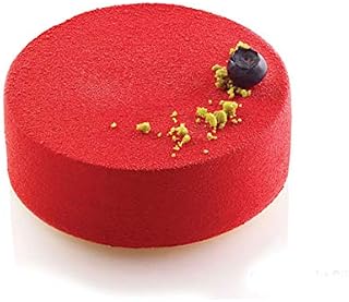 Silikomart SQ067 Silicone Baking Mold, Disc 4.13" Diameter x 1.57" High, 15 Cavities