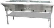 Adcraft 4 Bay Steam Table, in Stainless Steel
