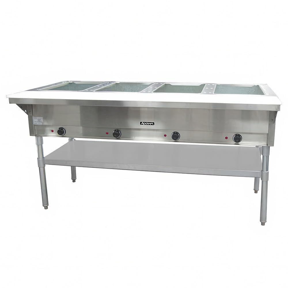 4 Bay Steam Table by Adcraft – Stainless Steel, Model ST-220-4