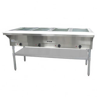 4 Bay Steam Table by Adcraft – Stainless Steel, Model ST-220-4