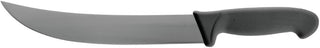 HUBERT Curved Cimeter Knife Stainless Steel with Black Polypropylene Handle - 10" L Blade