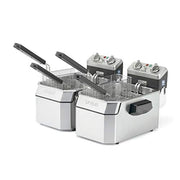 Waring 10 lb. / Double Electric Deep Fryer | 17 Pound | 240V / 1 Commercial Deep Fryers