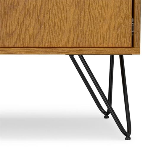 SIMPLIHOME Oak Veneer / 60 inch / TV Stand Television Stands & Entertainment Centers
