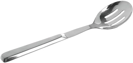 HUBERT Slotted Serving Spoon Hollow Handle Stainless Steel - 9"L
