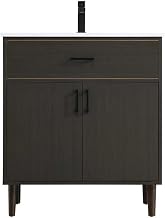 Elegant Kitchen and Bath Chandler 30" Single Bathroom Vanity in Mocha Brown