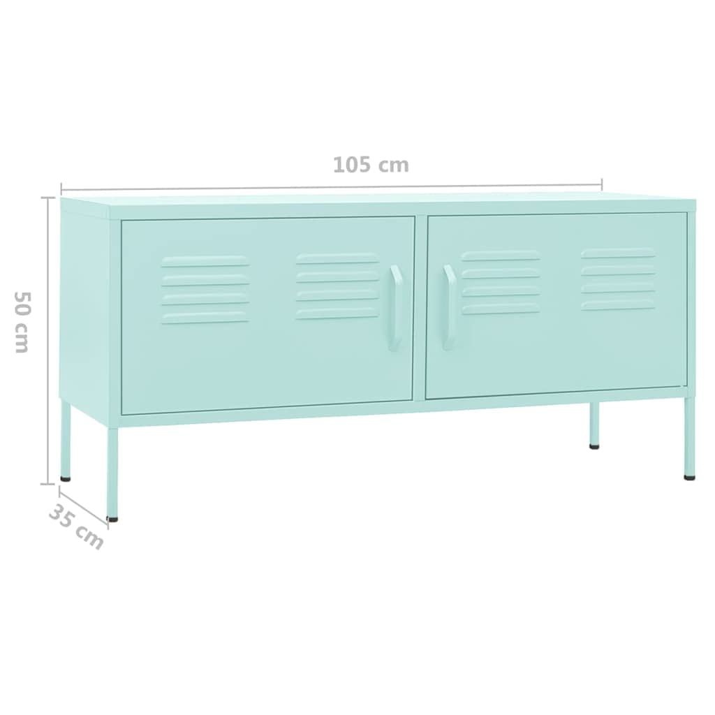 vidaXL Mint / 41.3"x13.8"x19.7" / Industrial Television Stands & Entertainment Centers