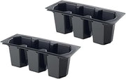 Krowne 30-502 3-Bottle Plastic Bottle Wells for KR19 Ice Bins Packed in Sleeve (Quantity 2)