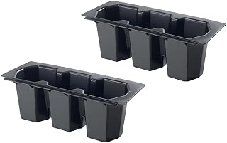 Krowne 30-502 3-Bottle Plastic Bottle Wells for KR19 Ice Bins Packed in Sleeve (Quantity 2)