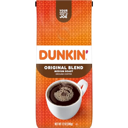 Dunkin' Original Blend / 12 Ounce (Pack of 6) / coffee Ground Coffee