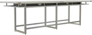 Safco Mirella Conference Table Standing Height - 12' White Ash