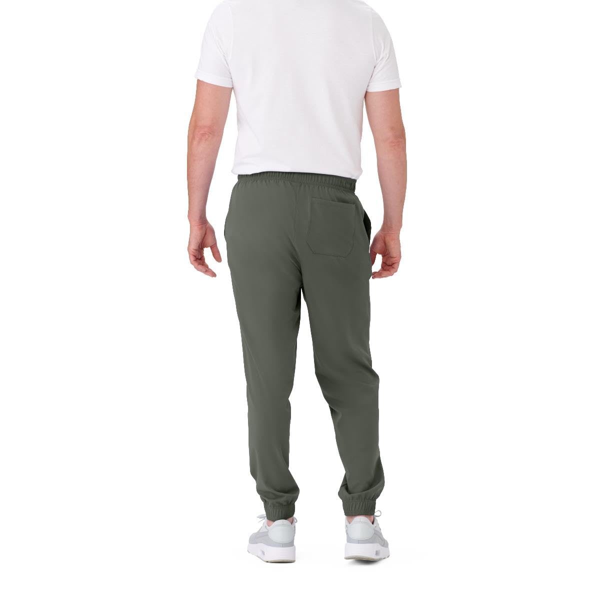 Doyer Men's 3-Pocket Jogger Pant Olive Green by Medline – Polyester, Olive Green, Model 4744OLVXXXL