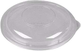 Solo PresentaBowls PET Dome Lid For 24-64 oz. Bowl, 7.2" Diameter x 1.1" Height | 252/Case