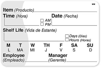 DayMark - 110048 - MoveMark 2 in x 3 in Shelf Life Label
