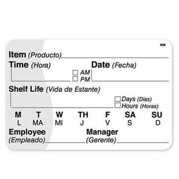MoveMark 2 in x 3 in Shelf Life Label by DayMark – Model 110048