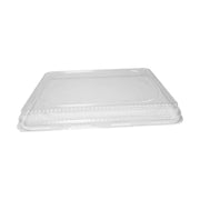 HFA Handi-Fold Clear OPS Quarter Size Sheet Cake Pan Dome Lid - 13" L x 8" W x 1 5/8" H by Handi-Foil – 13.0 inches, Plastic, Clear, Pack of 100, Model 309DL-100