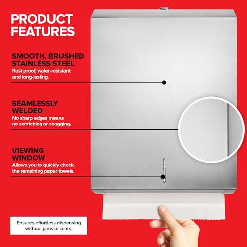 Stock Your Home 4 / Silver Paper Towel Holders