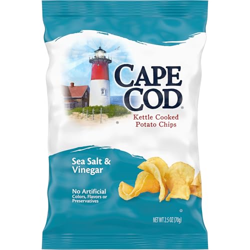 Cape Cod Sea Salt & Vinegar / 2.5 Ounce (Pack of 24) / 1 Potato