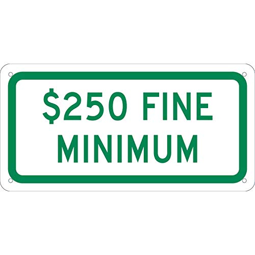 NMC Traffic Sign by National Marker – 6X12, Aluminum, White, Model TMAS16G