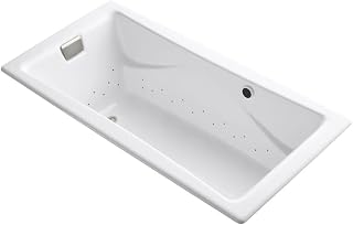 Kohler Tea-for-two 72-in Heated Bubblemassage Air Bath