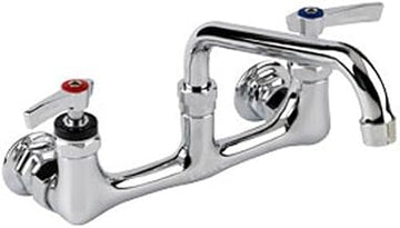 Encore - KL54-8010-SE1Z - 8 in Heavy Duty Wall Mount Faucet w/ 10 in Spout
