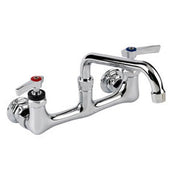8 in Heavy Duty Wall Mount Faucet w/ 10 in Spout by Encore – Chrome, Model KL54-8010-SE1Z
