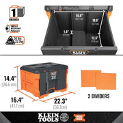 KLEIN TOOLS Single Drawer / Orange / 50.0 pounds Tool Boxes