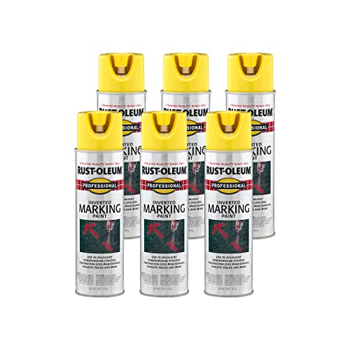 Rust-Oleum 15 Ounce (Pack of 6) / High-Visibility Yellow / Industrial Spray Paint