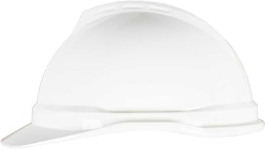 V-Gard 500 Cap Non-Vented 6-Point Fas-Trac III by MSA – Standard, White, Pack of 20, Model 10034097
