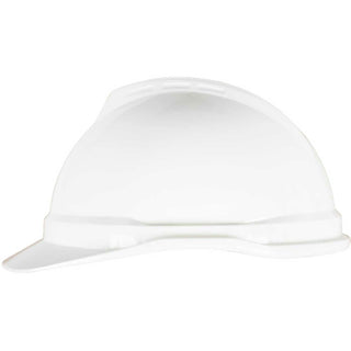 V-Gard 500 Cap Non-Vented 6-Point Fas-Trac III by MSA – Standard, White, Pack of 20, Model 10034097
