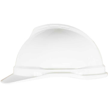 V-Gard 500 Cap Non-Vented 6-Point Fas-Trac III by MSA – Standard, White, Pack of 20, Model 10034097