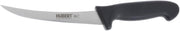 HUBERT Boning Knife with Black Polypropylene Handle Stainless Steel Curved Semi-Flex - 6" L Blade