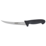 Boning Knife with Black Polypropylene Handle Stainless Steel Curved Semi-Flex - 6" L Blade by HUBERT – Stainless Steel, Model KB2258-150SFBK