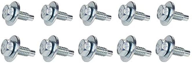 Allstar Performance ALL16552 0.75 in. Body Bolt Clips, Silver - Pack of 10