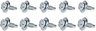 Allstar Performance ALL16552 0.75 in. Body Bolt Clips, Silver - Pack of 10