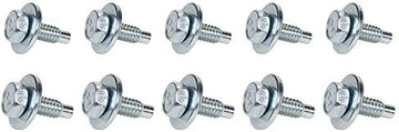 Allstar Performance ALL16552 0.75 in. Body Bolt Clips, Silver - Pack of 10