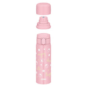 Vacuum Insulated 3-Way Bottle by THERMOS – 18.9 Ounces, 0.56 liters, Stainless Steel Polypropylene Silicone Polyester, Light Pink, Model FJW-550TR LP