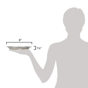 Inc. Deep Dish Pie Pan Silver, 8” by American Metalcraft – 1 Count (Pack of 1), 7.0 inches, Aluminum, Silver
