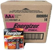 Energizer AA Batteries, Max Double A Battery Alkaline, 4 Count